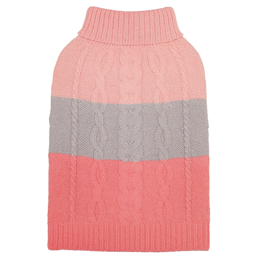 Kleurrijke gebreide trui voor honden